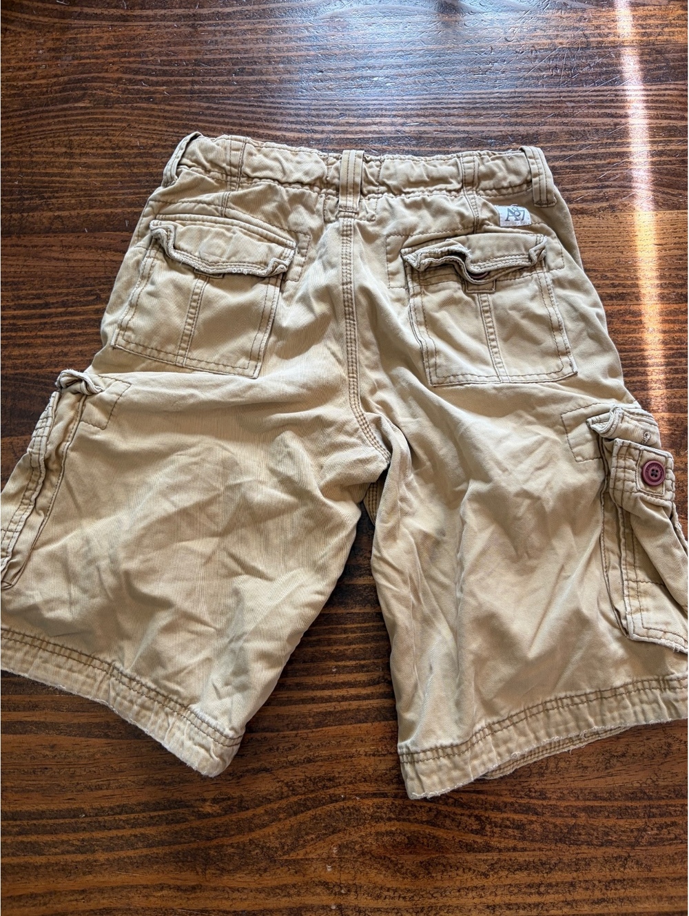 Aeropostale Boys Cargo Shorts Size 27 Khaki - Picture 5 of 5